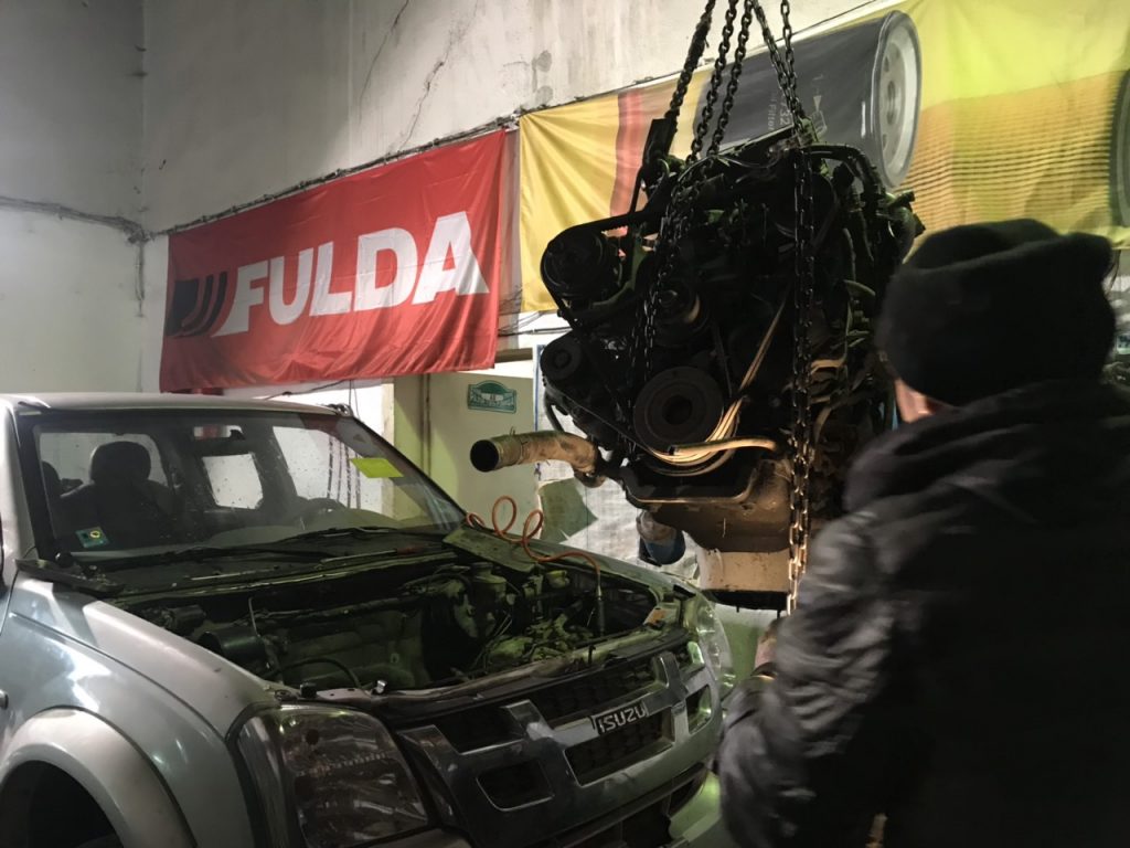 ISUZU 2013 смяна на двигател